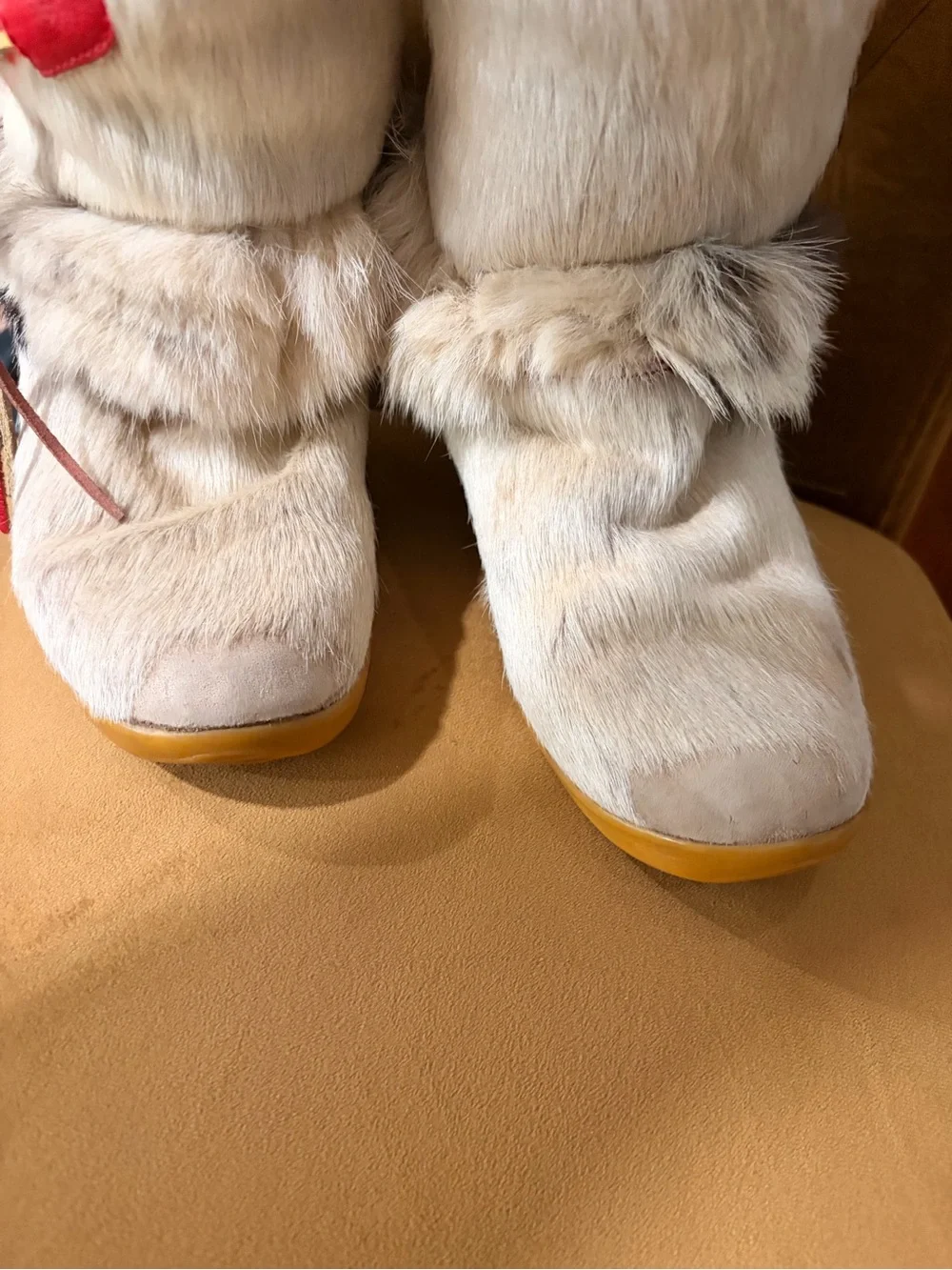 Vintage Tecnica Fur Après-Ski Boots